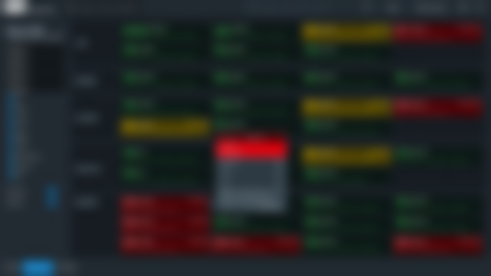 Alert board — NDA protected